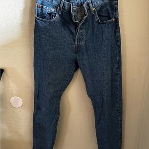 Levi's Men's Straight Jeans in Deep Blue
